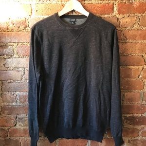 J Crew charcoal grey Henley long sleeve shirt